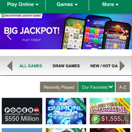 Best Pa Lottery Online Games