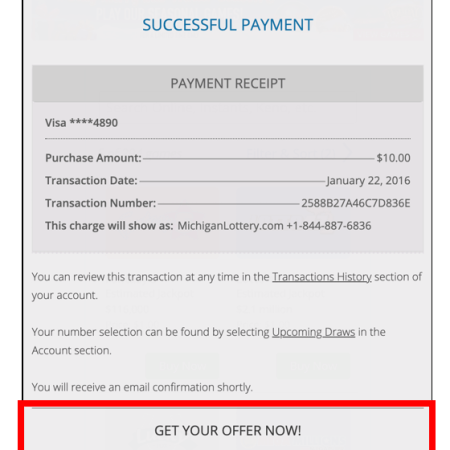 Michigan Lottery Online Promo Code